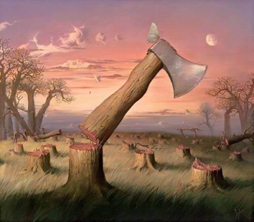 HELP ASAP DUE IN A HOUR!!

-Examine the two artworks of art by Vladimir Kush.-Choose one of the wo