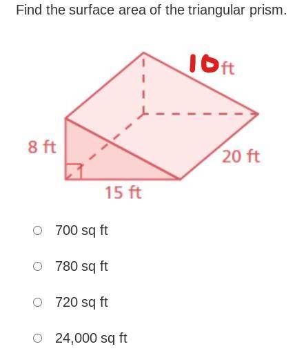 Find the surface area of the triangular prism. Will mark brainliest!