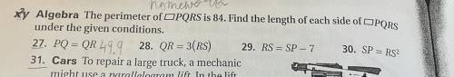 Answer question 30 only