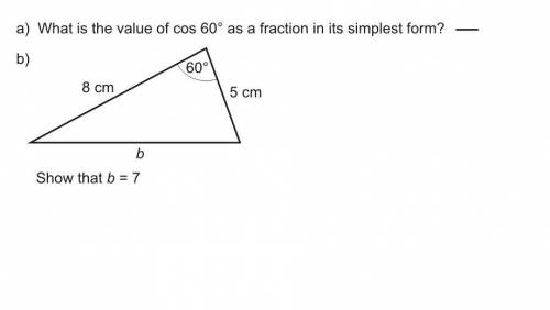 Show that b=7 
Please help i have 10 minutes to answer