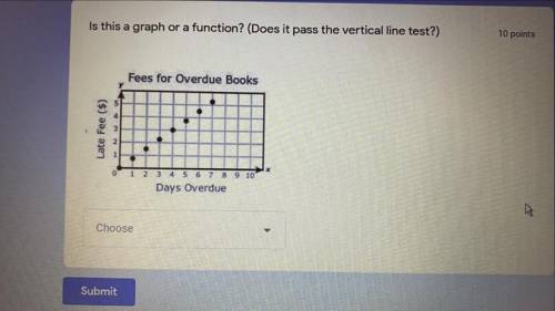Answer 1 is - yes, this is a graph function.
answer 2 is - no, this graph is not a function.