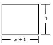 Which pair of expressions represents the area of the rectangle?

2(x+1)+2(4) and 2x+9 
2 ( x + 1 )