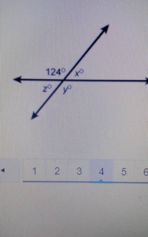 What is the measure of angle z in this figure? Enter your answer in the box. Z=geo