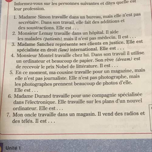 Need help with my French hw. Merci beaucoup!!