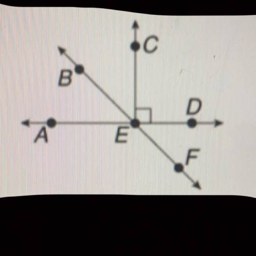 Name a pair of complementary angles.PLSS HELP

A. angles BEA and CEB
B. angles FED and CED
C. angl