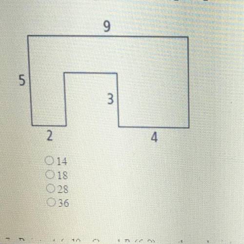 6. All angles in the figure below are right angles. What is the area of the figure? (1 point)