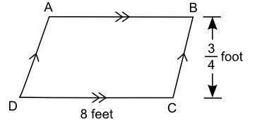 Answer quickly give brainiest answer

Part A: What is the area of the parallelogram? Show your wor