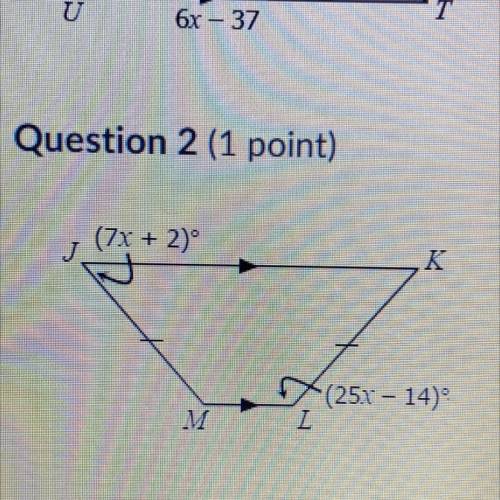 It wants us to solve for x and i’m very confused 
x= ?