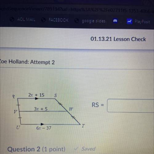 Please help me i need to solve for RS