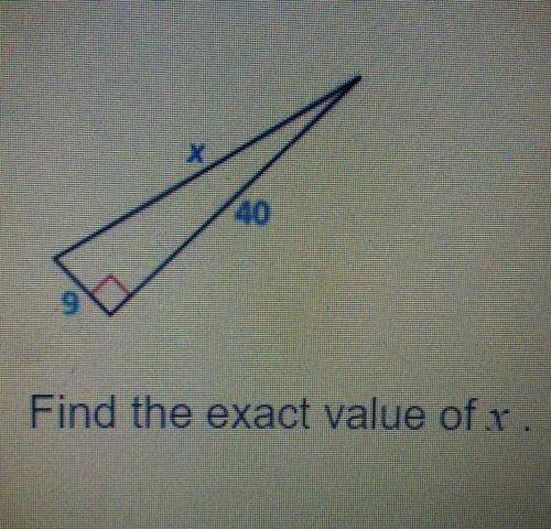 Use Pythagorean theorem.... I remember doing this but I forgot how.