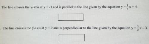 Please help me with these two problems thank you!!