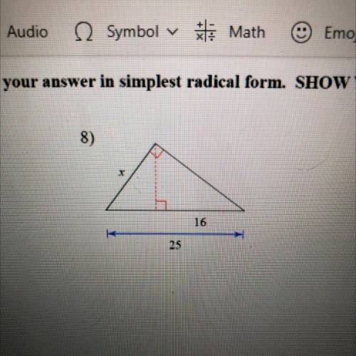 Can someone help me find x ?