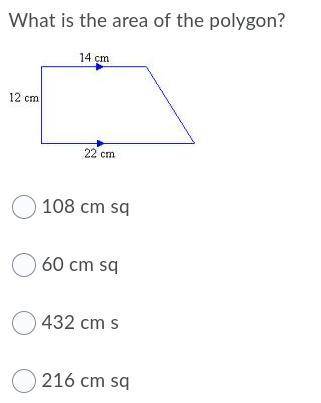 Plz help find the area of the polygon
