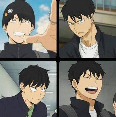 Ok... Now I know why they didn't give tanaka hair in haikyuu!!... see below <3 I mean...