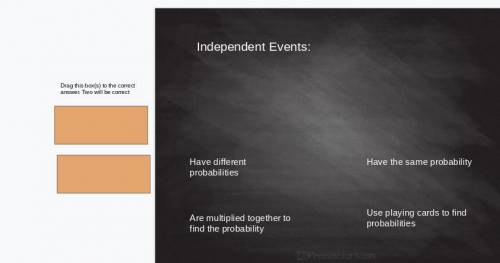 What are two independent events?