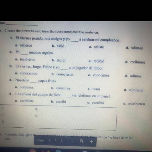 HELP PLEASE IF YOU KNoW SPANISH I’ll MARK AS BRAINLISTER
