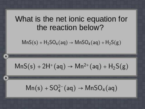 What is the net ionic equation for the reaction below?
