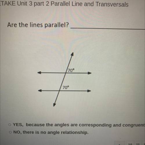 Are the lines parallel?