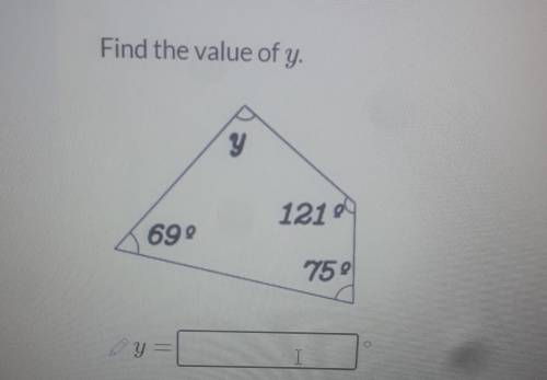 Find the value of y?