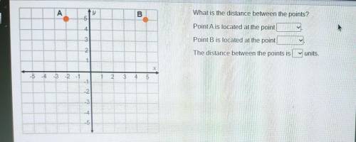 Please help me I appreciate it

What is the distance between the points? Point A is located at the