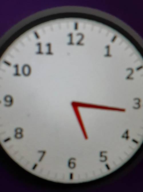 What time does the clock show now?