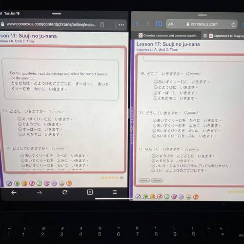 JAPANESE TRANSLATION NEEDED!!

Story on the right + Questions on the left I need translated please