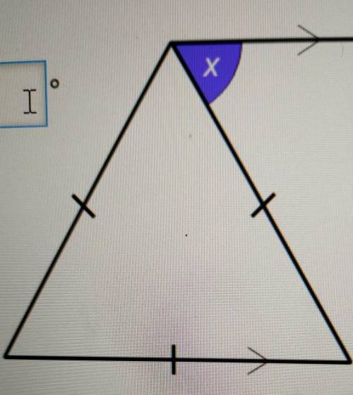 A) Work out the value of angle x.b) Give reasons for your answer.