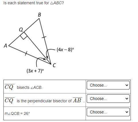 Hello!

I am here with a few geometry questions today.
For these 3 problems the answer is true or