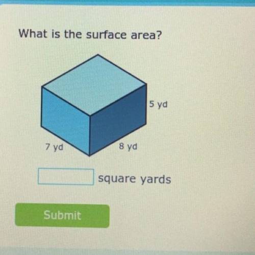 PLEASE HELPP!!
what is the surface area?
