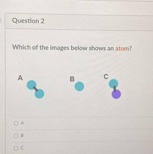 Which one shows is a atom