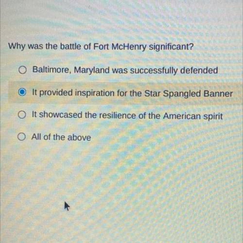 Why was the battle of fort Mchenry significant