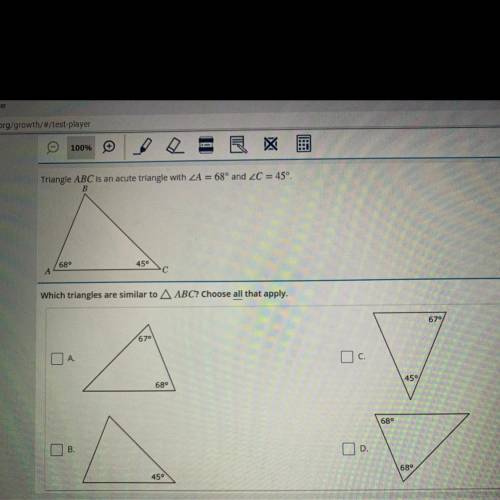 Triangle ABC is an acute triangle with