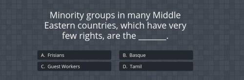 Minority groups in many middle eastern...