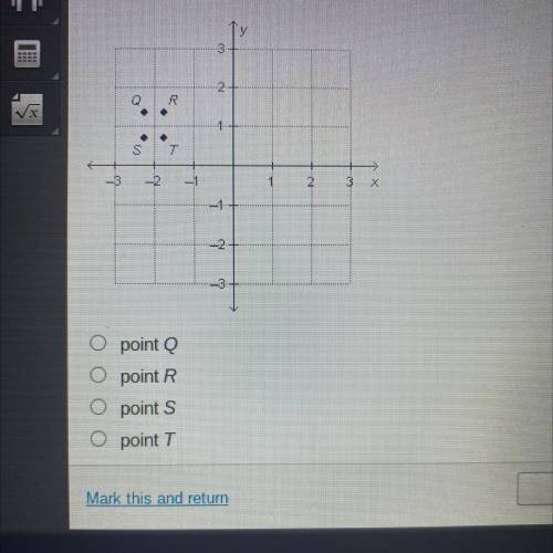 25 POINTS PLEASE HELP!Which point represents the ordered pair (-2 1/4, 2/3)