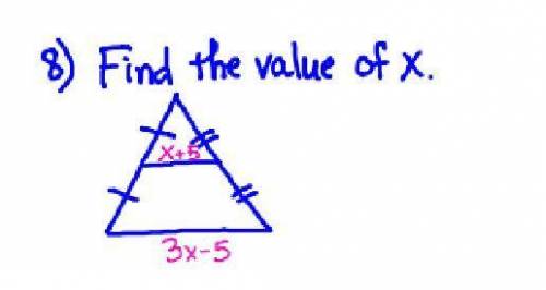 10 points I need help

Find the value of X! also please e