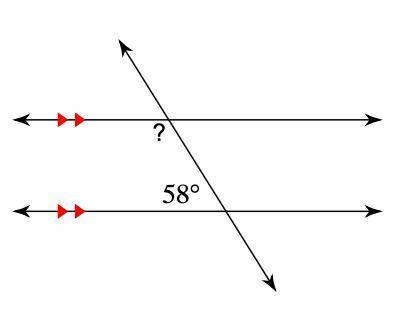 (50pts)Find the measure of the desired angle.

a
122
b
112
c
58
d
32