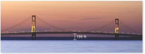 The Mackinac Bridge in Michigan is the third-longest suspension bridge in the United States.

a. H