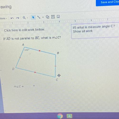 What is the measure angle c? 
please show step by step