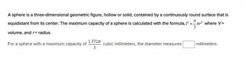 20 POINT

A sphere is a three-dimensional geometric figure, hollow or sol