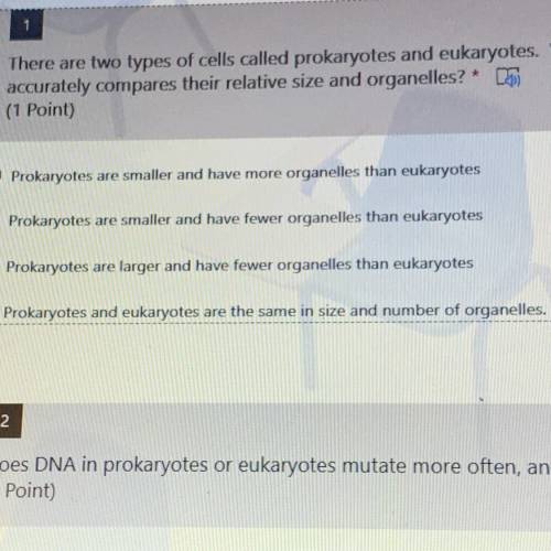 There are two types of cells called prokaryotes and eukaryotes. Which of the following accurately c