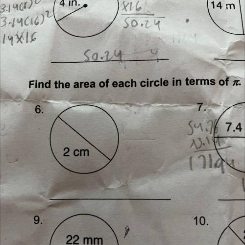 Can SOMONE help ASAP I don’t understand the diameter of a circle plz show me how y’all got the awsw