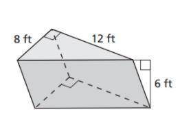 Find the volume of the prism. Please explain how you got your answer!!!
