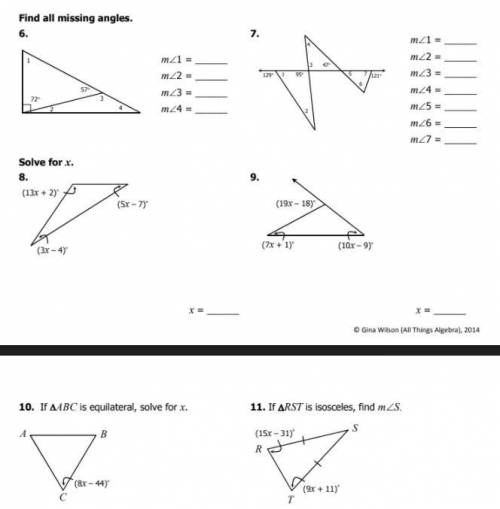 Unit 4: Congruent Triangles

Quiz 4-1: Classifying and Solving for Sides/Angles in Triangles 
Look