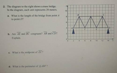 What is the length of the bridge from point A to point