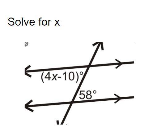 Help please
solve for x