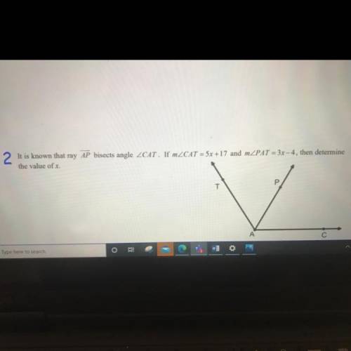 Please helpp!! Determine the value of X
