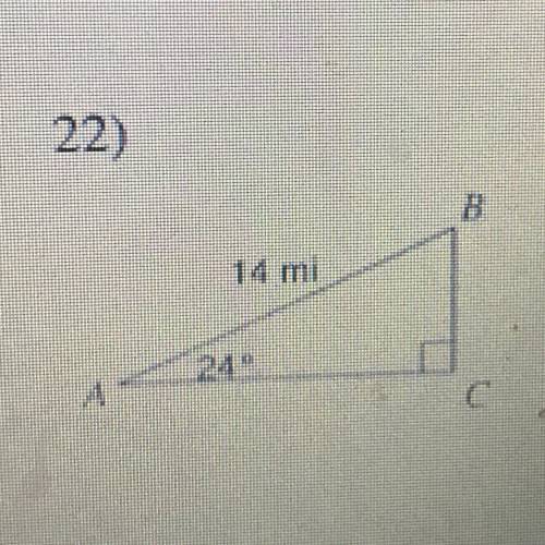 Find the measure of each angle indicated and round to the nearest tenth