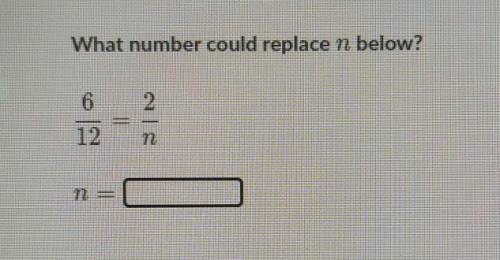 What number could replace n below?
