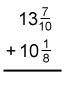 Estimate the answer by rounding each fraction to the nearest whole number and then adding.
