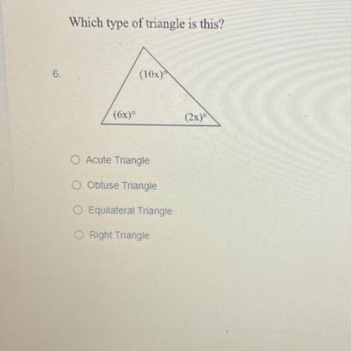 Which type of triangle is this?